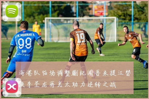 海港队临场调整蒯纪闻吾米提江替换李圣龙蒋光太助力逆转之战
