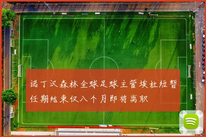 诺丁汉森林全球足球主管埃杜短暂任期结束仅八个月即将离职